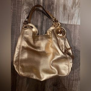 Mk Gold Bag.